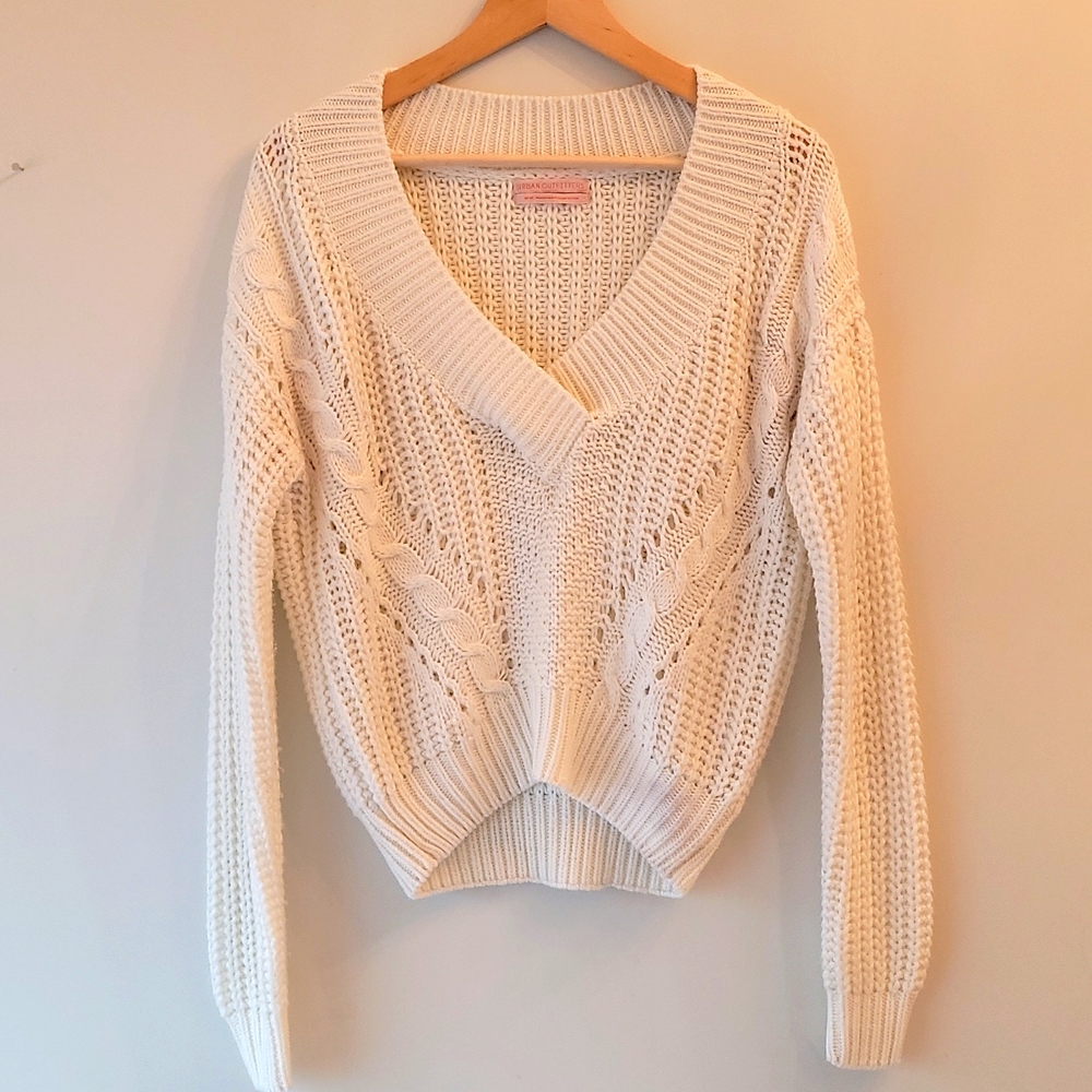 Urban outfitters white sweater